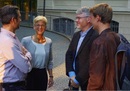 Fabian Krämer, Kärin Nickelsen, David Munns und Merlin Wassermann